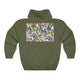 SKY COMMANDER CHIP Blue Hooded Sweatshirt - The HAYZE Brand