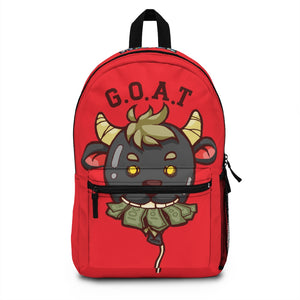 BILL THE GOAT Red Backpack (Made in USA)