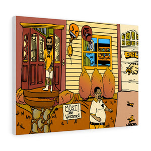 HAPPY PLACES "ORANGE YOU GLAD I DIDN'T SAY BANANA" Canvas Gallery Wraps