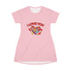 I Love You Print T-Shirt Dress - The HAYZE Brand