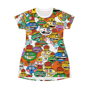 BALLOONS Print T-Shirt Dress - The HAYZE Brand