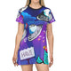 MARS ATTACK Print T-Shirt Dress - The HAYZE Brand