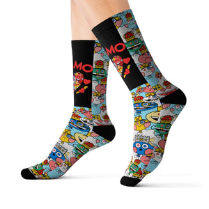 TE AMO HAYZE Sublimation Socks - The HAYZE Brand