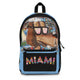POOCH FIT MIAMI Blue Backpack (Made in USA)