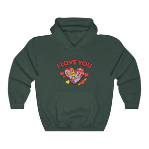 I Love You Unisex Hooded Sweatshirt - The HAYZE Brand
