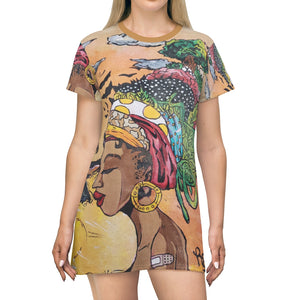 EARTHA T-Shirt Dress - The HAYZE Brand