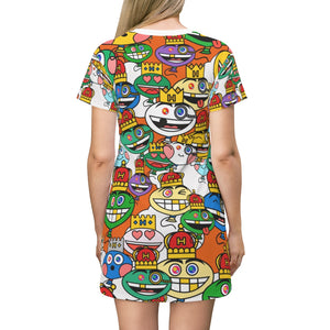 BALLOONS Print T-Shirt Dress - The HAYZE Brand