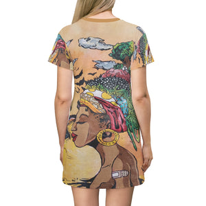 EARTHA T-Shirt Dress - The HAYZE Brand